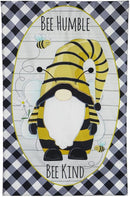 Bee Humble Bee Kind Garden Gnome Banner - The Flag Lady