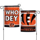 Bengals Who Dey 2 - Sided Garden Flag - The Flag Lady
