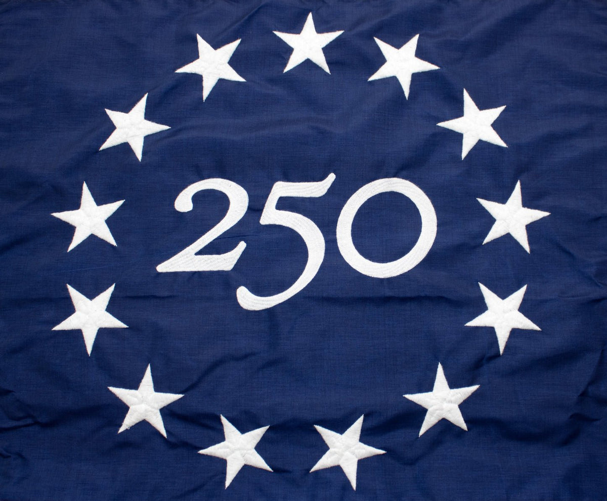 3x5 Betsy Ross America 250 Flag Embroidered - Limited Edition