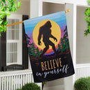 Big Foot "Believe in Yourself" Suede Banner - The Flag Lady