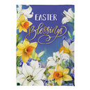 Blessings For Easter Suede House Flag - The Flag Lady