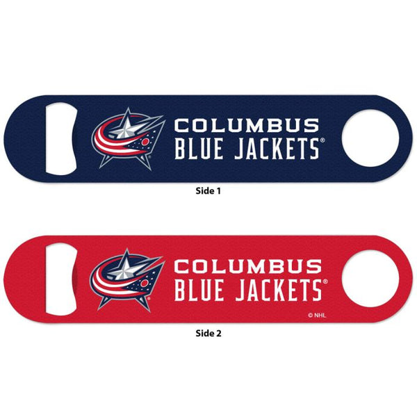 Blue Jackets Bottle Opener 2 Sided - The Flag Lady