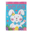 Bowtie Bunny Suede Garden Flag - The Flag Lady