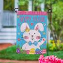 Bowtie Bunny Suede Garden Flag - The Flag Lady