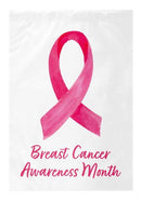 Breast Cancer Awareness Month Double Sided Banner - Pink Ribbon - The Flag Lady