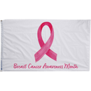 Breast Cancer Awareness Month Flags - Pink Ribbon - The Flag Lady