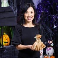 Broom w/ Movement Fabric Table Decor - The Flag Lady