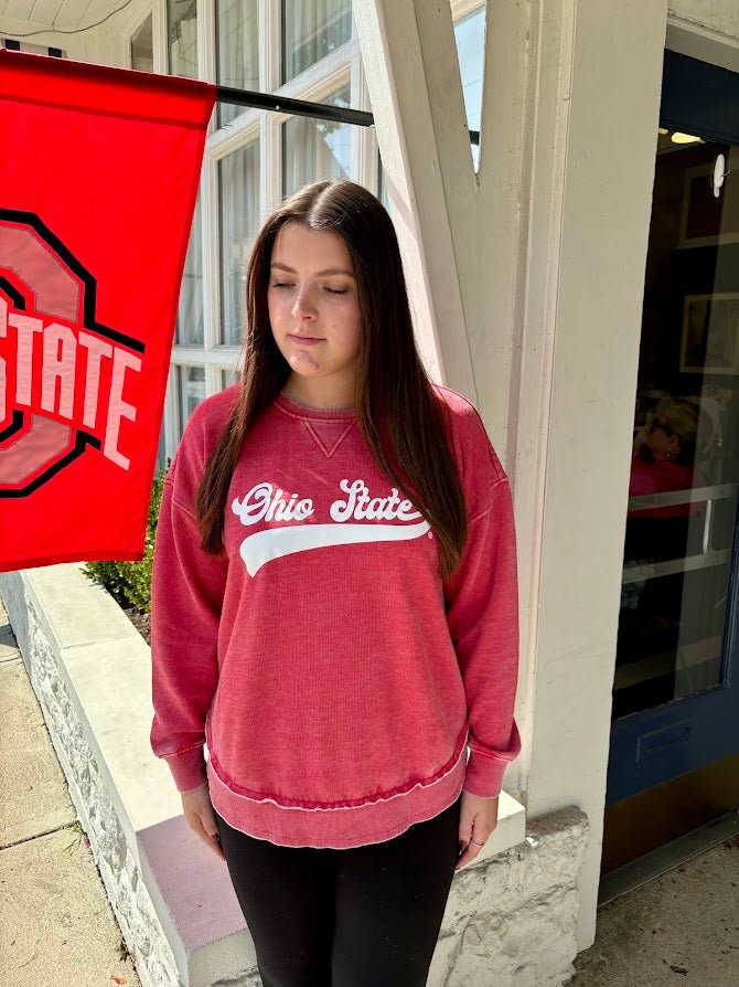 Campus Pullover, Cardinal Red - The Flag Lady