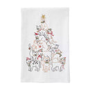 Cat Christmas Tree Towel - The Flag Lady