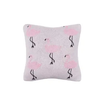 Flamingo Pillow (10 in. W X 10 in. L X 3 in. H)