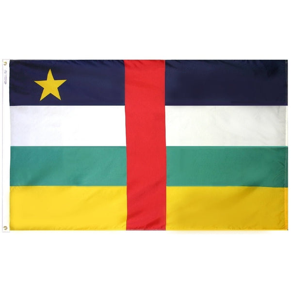 Central African Republic Flags - The Flag Lady