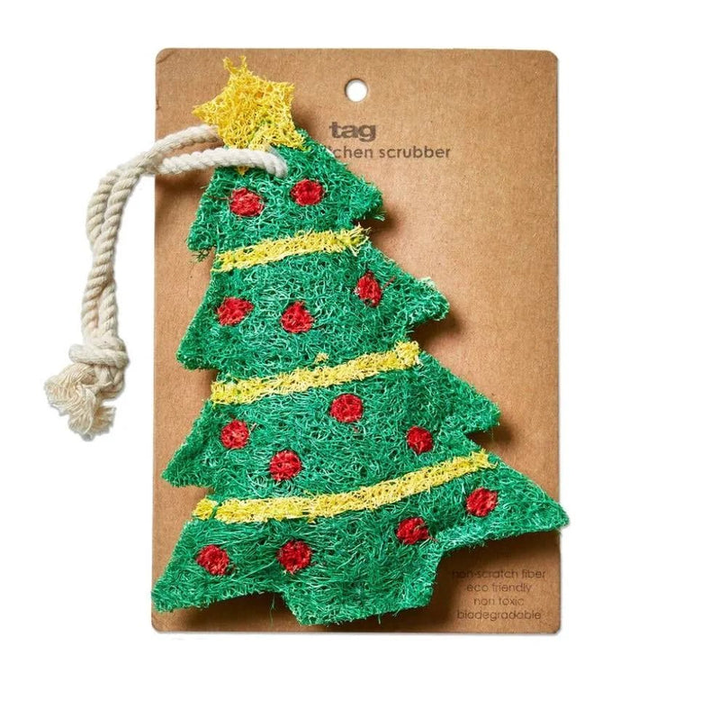 Christmas Tree Loofah Scrubber - The Flag Lady