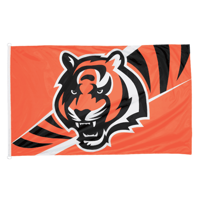 Cincinnati Bengals Flag 3x5 - The Fierce Tiger Logo