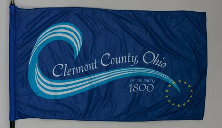 Clermont County Ohio Flag - 3x5 feet - The Flag Lady