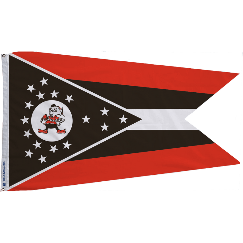 Cleveland Browns Elf Burgee 3x5ft - The Flag Lady