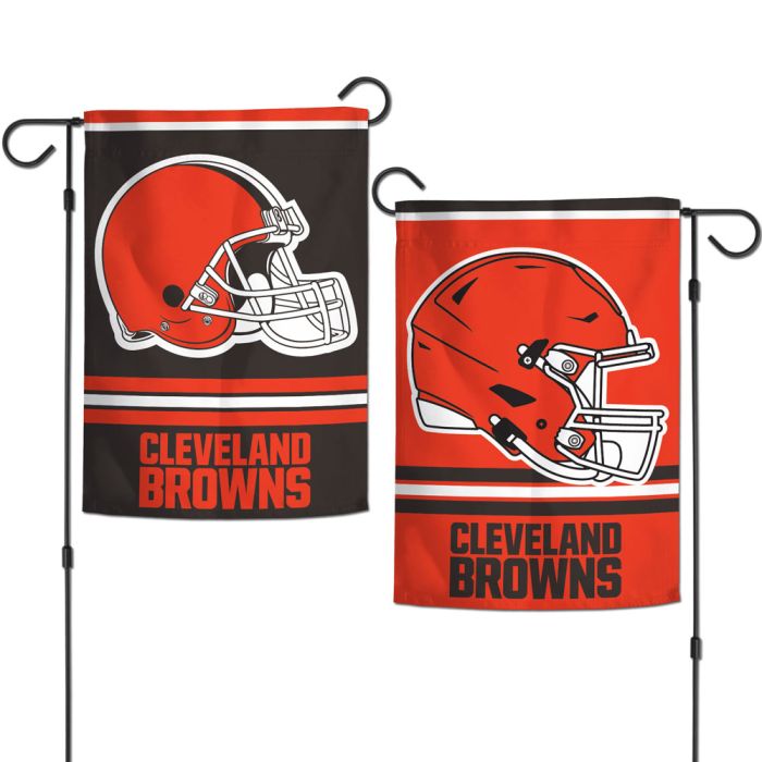 Cleveland Browns Garden Flags 2 sided 12.5" x 18" - The Flag Lady