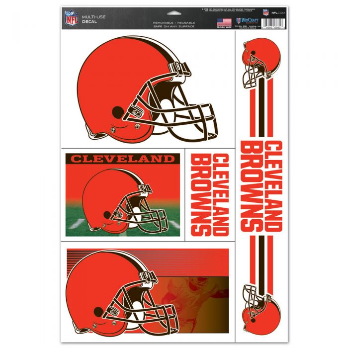 Cleveland Browns Large Static Clings - The Flag Lady