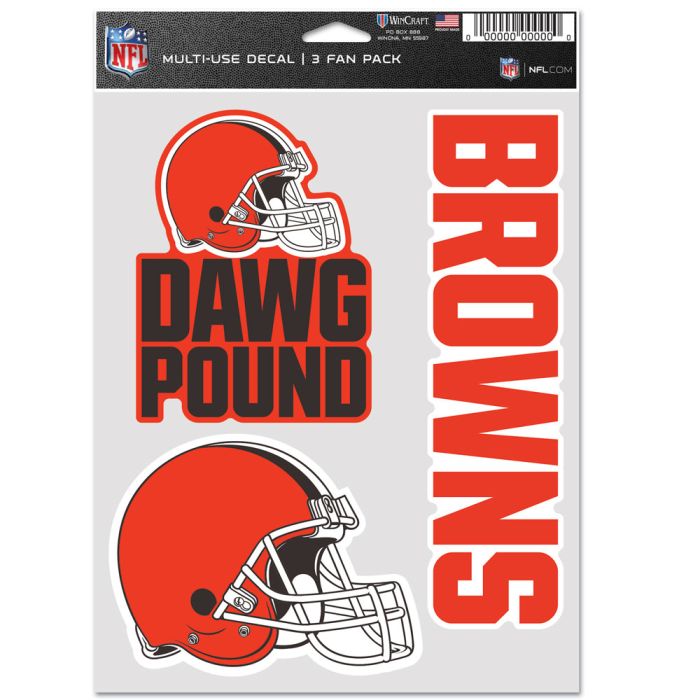 Cleveland Browns Multi Use 3 FAN PACK - The Flag Lady