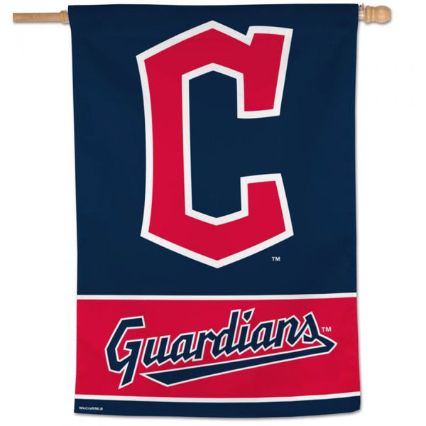 Cleveland Guardians Vertical Flag 28" X 40" - The Flag Lady