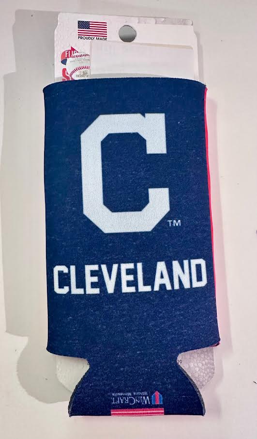 Cleveland Indians Slim Can Cooler - The Flag Lady