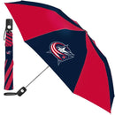 Columbus Blue Jackets Auto Folding Umbrella - The Flag Lady