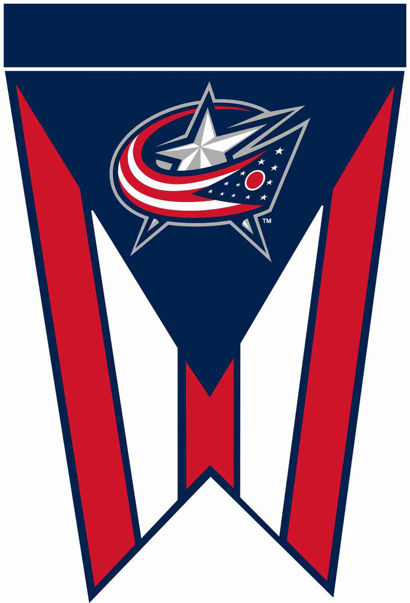 Columbus Blue Jackets Ohio Burgee Garden Flag - The Flag Lady