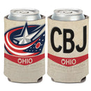 Columbus Blue Jackets State Plate Can Cooler - The Flag Lady