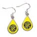 Columbus Crew Tear Drop Earrings - The Flag Lady