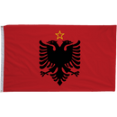 Communist Era Albanian Flag (1946 - 1992) - The Flag Lady