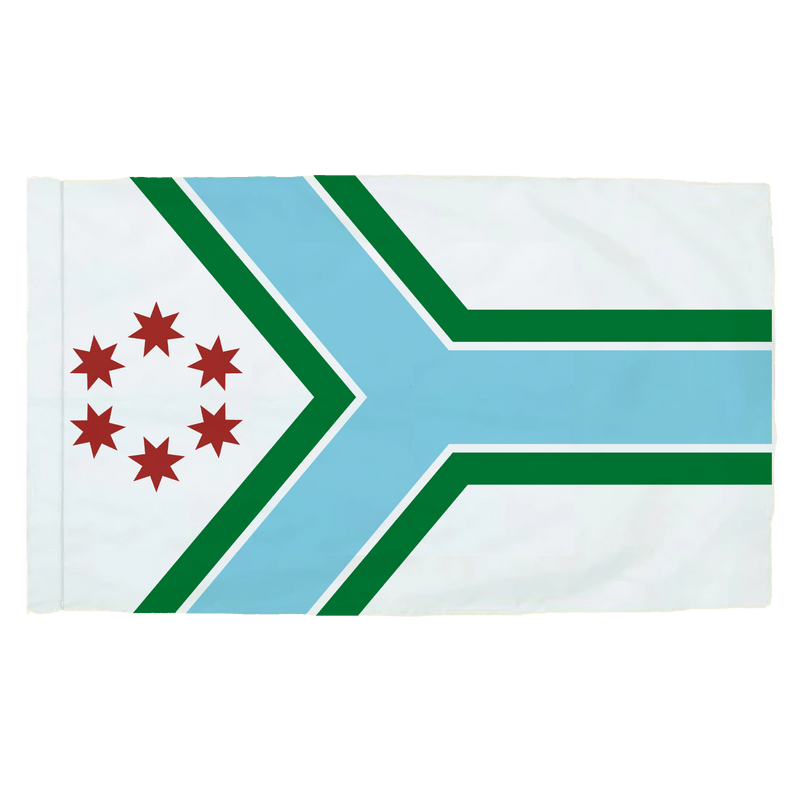 Cook County Illinois - 3x5ft Indoor Flag w/Sleeve - The Flag Lady