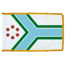 Cook County Illinois Flag - 3x5ft Indoor w/Fringe - The Flag Lady