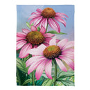 Cornflower Trio Suede Garden Flag - The Flag Lady