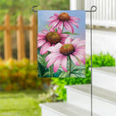 Cornflower Trio Suede Garden Flag - The Flag Lady