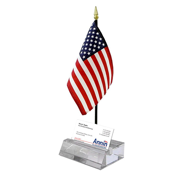 Crystal Business Card Holder - The Flag Lady