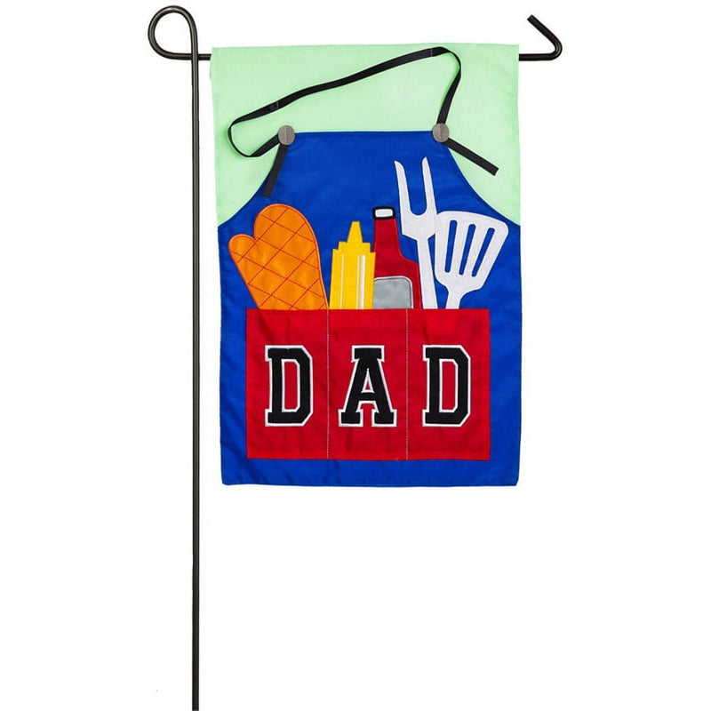 Dad's Grill Tools Garden Flag - The Flag Lady