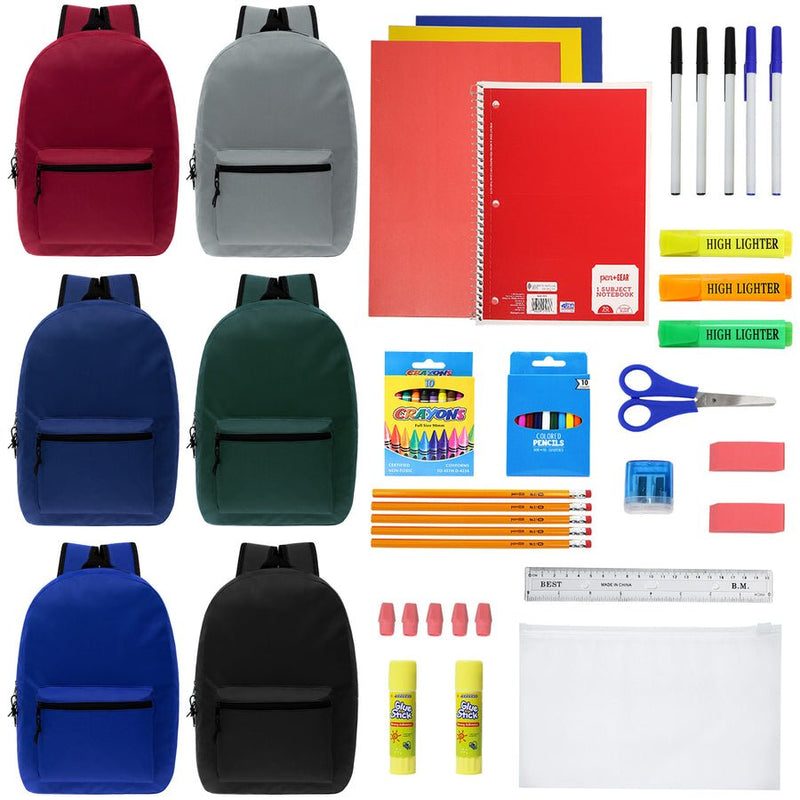 Donation School Supply Kits Back to School Supplies FlagLadyUSA