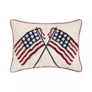 Double US Flag Pillow - The Flag Lady