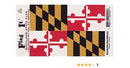 Maryland Flag-It Sticker
