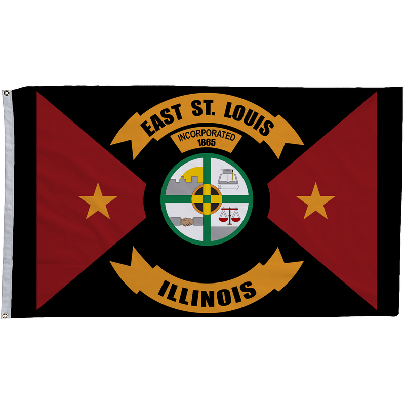 East St. Louis Illinois Flags - The Flag Lady