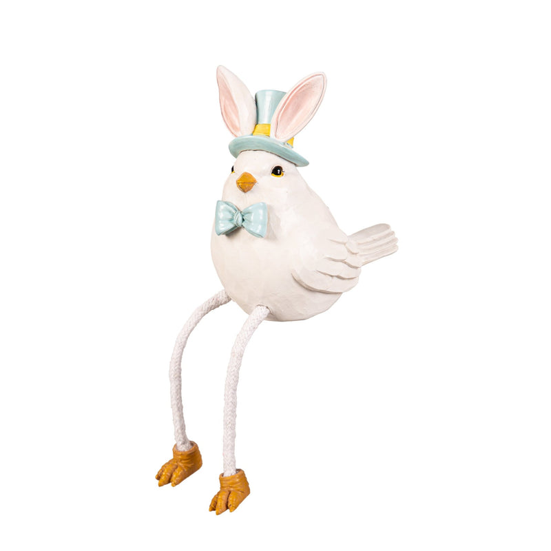 Easter Bunny Bird w/ Dangling Legs Table Decor (Asst/2) - The Flag Lady