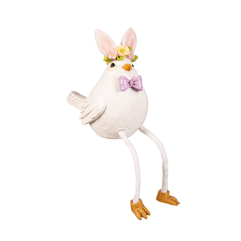 Easter Bunny Bird w/ Dangling Legs Table Decor (Asst/2) - The Flag Lady