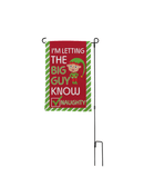 Elf on the Shelf "Naughty or Nice" Garden Flag - The Flag Lady