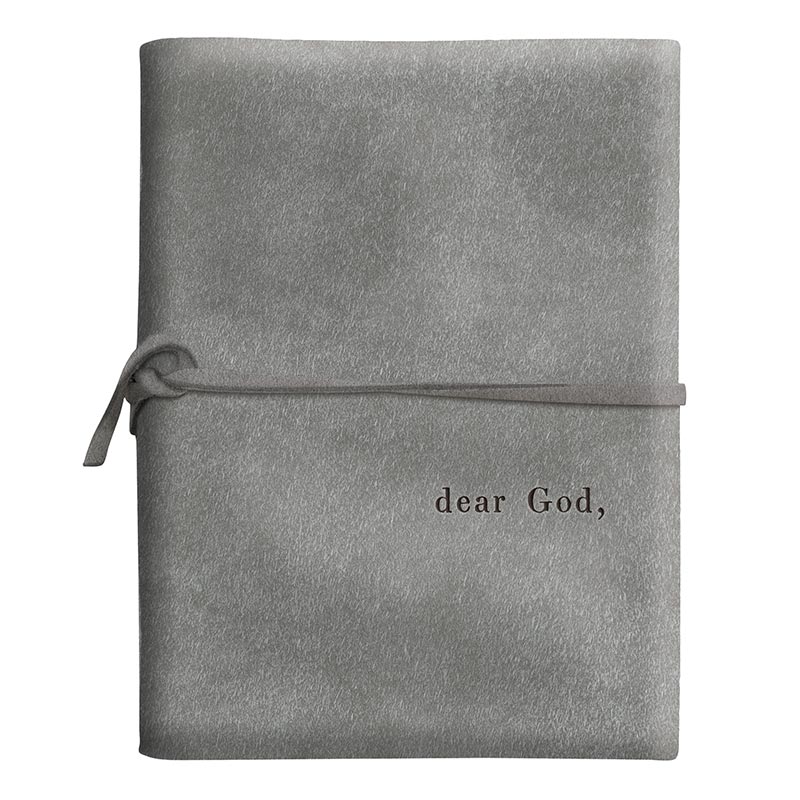 Face to Face Suede Journal - Dear God, - The Flag Lady