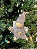 Felt Star Character Ornaments - The Flag Lady