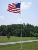 Fiberglass External Halyard Flagpole - The Flag Lady