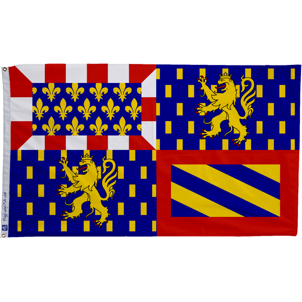 Flag of Bourgogne - Franche - Comté - The Flag Lady