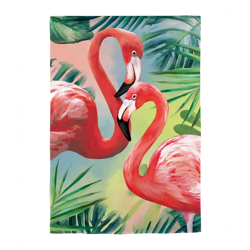 Flamingle Suede House Flag - The Flag Lady