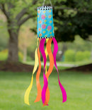 Floral Blessings Windsock - The Flag Lady