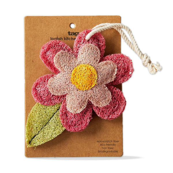 Flower Loofah Scrubber - The Flag Lady