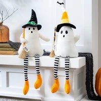 Ghost Witch w/ Dangling Fabric Legs - The Flag Lady